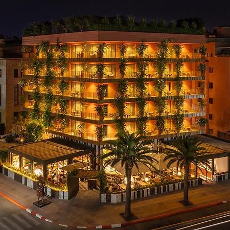 Hotel Jadali & Spa مراكش المظهر الخارجي الصورة The hotel at night