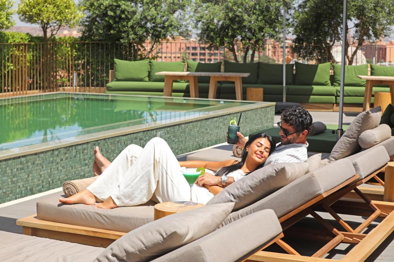 Hotel Jadali & Spa مراكش المظهر الخارجي الصورة The swimming pool at the hotel
